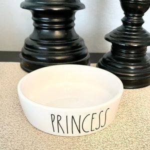 🆕Rae Dunn Ceramic PRINCESS Pet Bowl